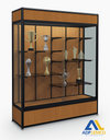 ADP Elite Freestanding Display Case + Cornice and Light P